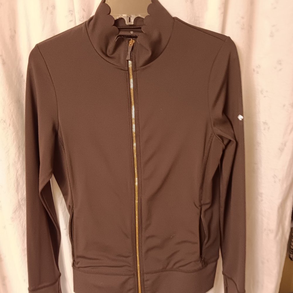Kate Spade black zip up jacket